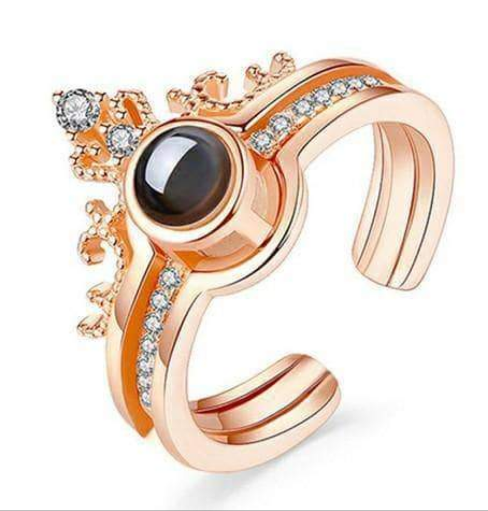 Inel ENEA 100 limbi TE IUBESC-Argint 925