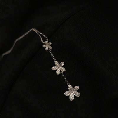 colier flori argint 925 silver charm floricele