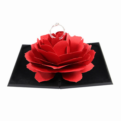 Cutie Trandafir pentru Inel 3D
